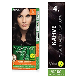 Nevacolor Neva Color Natural Colors 4. Kahve  Saç Boyası 4