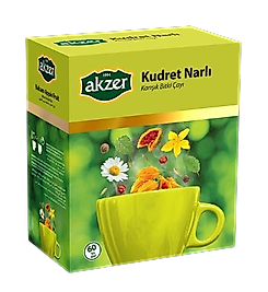 Akzer Kudretnarlı  Kudret Narlı Çay 60'lı - Bitki Çayı Kudret Narı