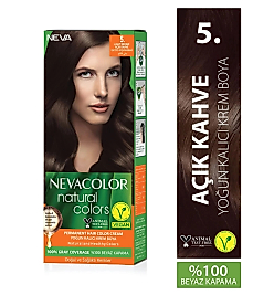 Nevacolor Neva Color Natural Colors 5. Açık Kahve Saç Boyası 5
