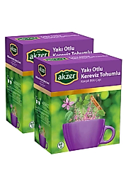 Akzer Yakı Otu Otlu Kereviz Tohumlu Karışık Bitki Çayı (2 Paket) (180 G - 120'li Süzen Poşet)