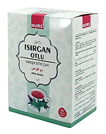 NURS LOKMAN ISIRGAN OTLU 42 Lİ KAR BİTKİ ÇAYI SÜZEN POŞET ISIRGAN OTU ÇAYI
