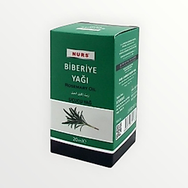 Nurs Lokman Biberiye Yağı 20 ml Saf Soğuk Sıkım