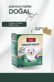 Zarif Enginar  Deve Dikeni Çayı  Karışık Bitki Çayı (60 Süzen Poşet