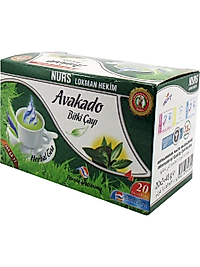 NURS LOKMAN AVAKADO YAPRAĞI BİTKİ ÇAYI 20 Lİ SÜZEN POŞET