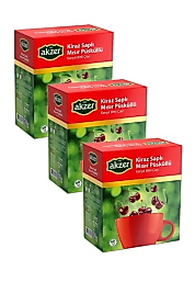 Akzer Kiraz Saplı Mısır Püsküllü 60'lı 3 Adet