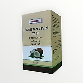 Nurs Lokman Hindistan Cevizi 50 ml Saf Soğuk Sıkım