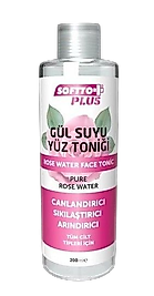 Softto Plus Gül Suyu Yüz Temizleme Jeli 200ml Yüz toniği