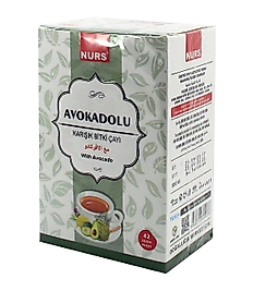 NURS LOKMAN  AVAKADO AVOKADO ÇAY 42 Lİ KARIŞIK SÜZ POŞ.