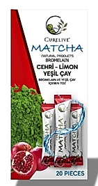 Matcha Detox Bromelain Nar Aromalı Detox Burner Form Maça 1 Paket
