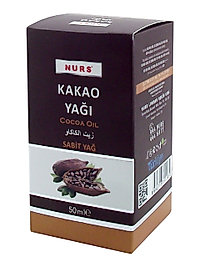 Nurs Lokman Kakao Yağı 50 ml Saf Soğuk Sıkım
