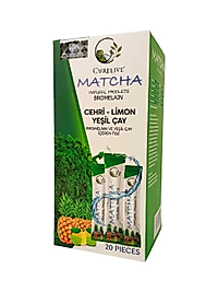 Matcha Ananaslı Bromelıan Aromalı Detox Burner Form Maça Tozu 20 li