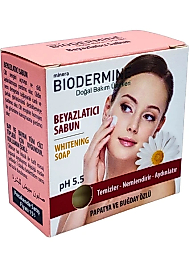 Biodermine Beyazlatıcı Sabun Sabunu Papatya ve Buğday Özlü