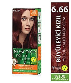 Nevacolor Neva Color Natural Colors 6.66 Büyüleyici Kızıl Saç Boyası
