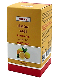 Nurs Lokman Limon Yağı 20 ml Saf Soğuk Sıkım