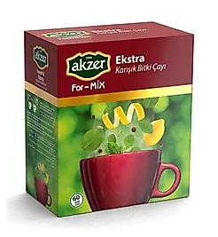 Akzer For-mix Ekstra Sade Karışık Bitki 60 Poşet Çay