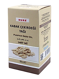 Nurs Lokman Kabak Çekirdeği Yağı 50 ml Saf Soğuk  Sıkım