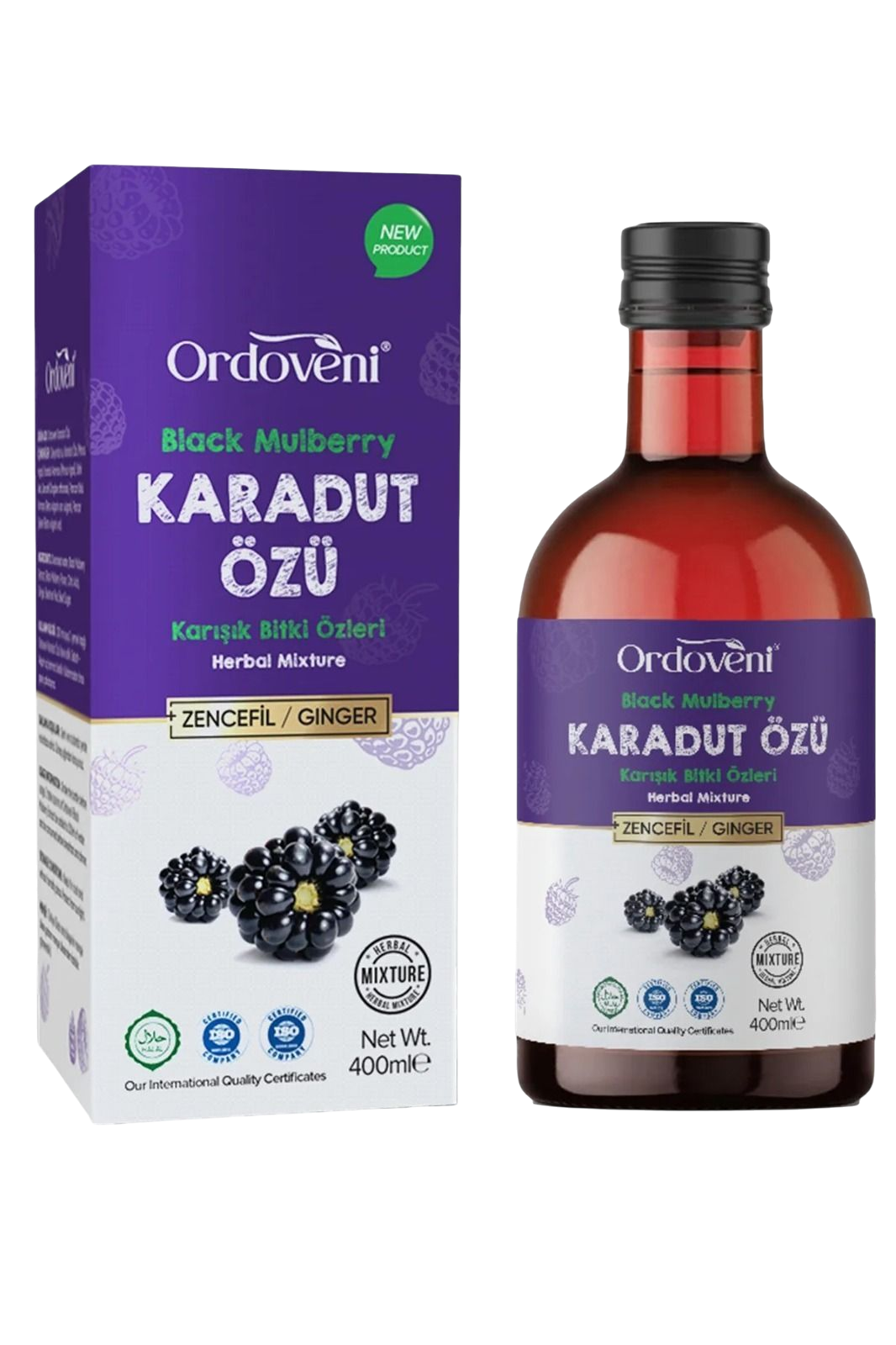 ORDOVENİ KARADUT ÖZÜ 400ML
