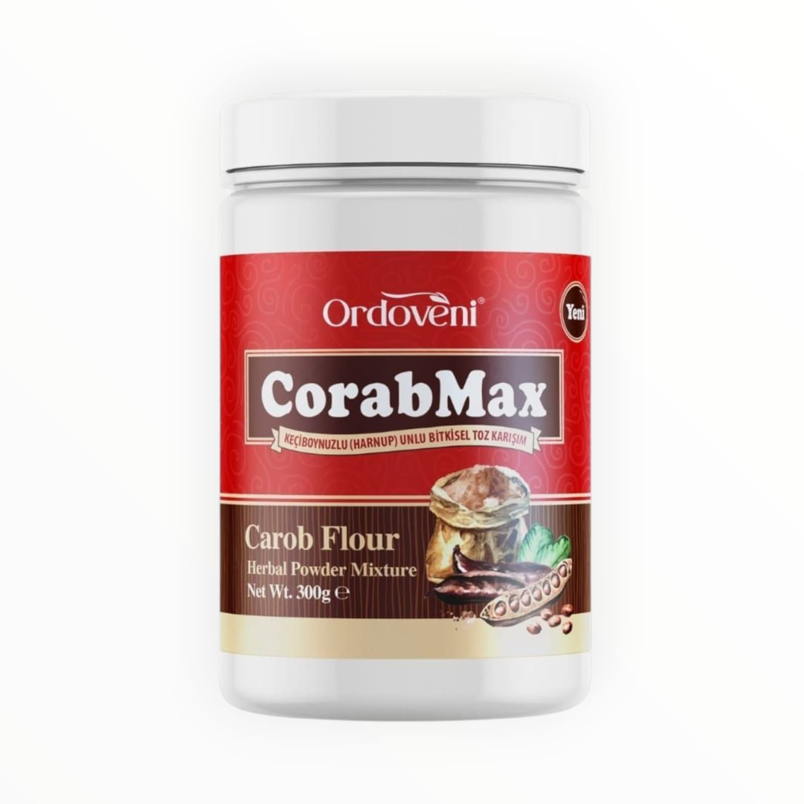 ORDOVENİ CORABMAX KİLO ALDIRICI KEÇİBOYNUZU TOZU 300 GR