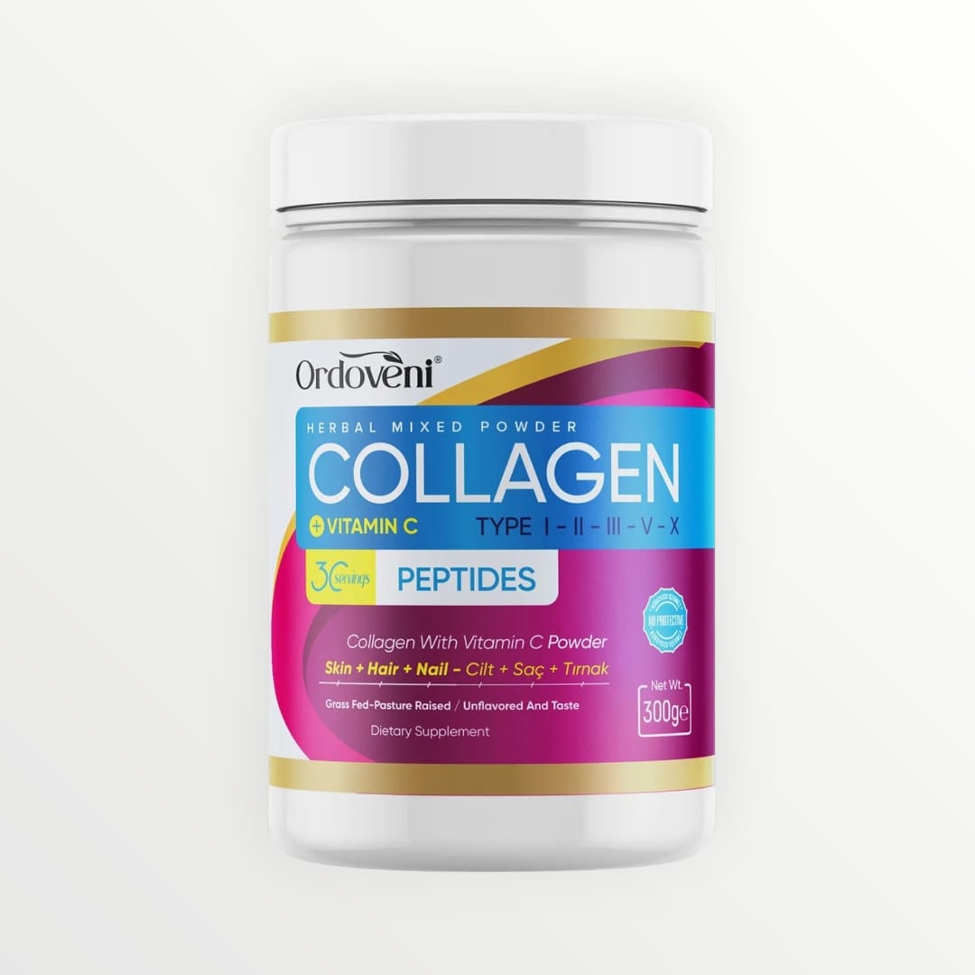 ORDOVENİ COLLAGEN VİTAMİN C  (CİLT-SAÇ-TIRNAK) 300 GR