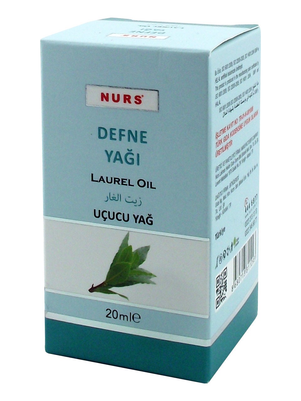 Nurs Lokman Defne Yağı 20 ml Saf Soğuk Sıkım