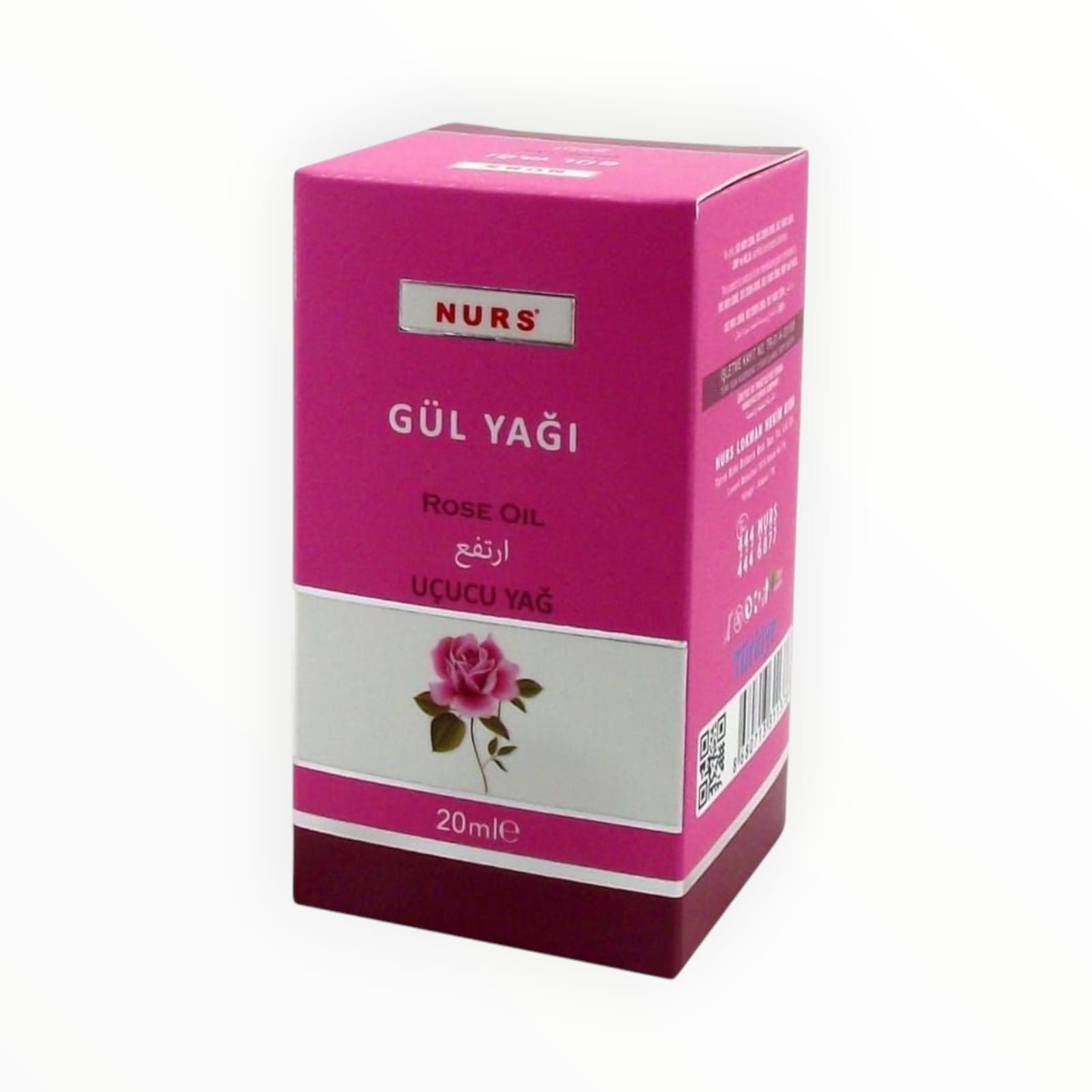 Nurs Lokman Gül Yağı 20ml Saf Soğuk Sıkım