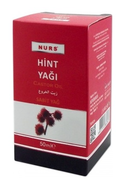 Nurs Lokman Hint Yağı 50 ml Saf Soğuk Sıkım