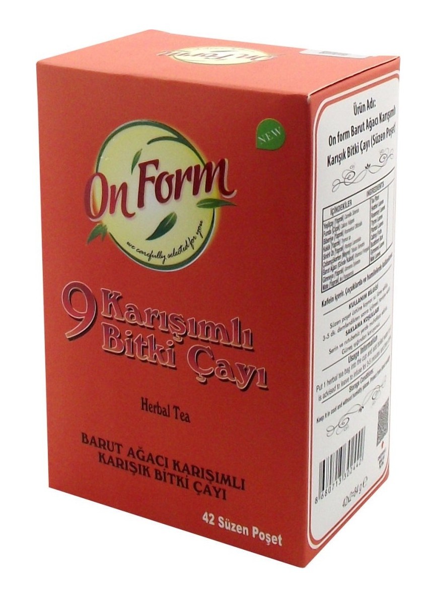 NURS LOKMAN  BARUT AĞACI ÇAY 42 Lİ KAR. BİTKİ SÜZ.POŞET