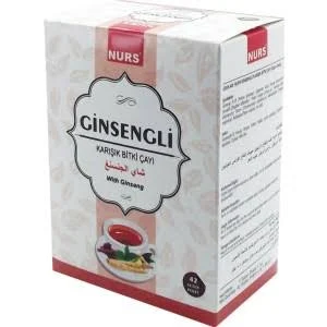 NURS LOKMAN GİNSENG ÇAYI GİNSENGLİ ÇAY 42 Lİ KARIŞIK BİTKİ SÜZ POŞET