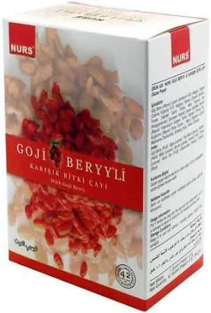 NURS LOKMAN GOJİ BERYYLİ GOJİBERİ ÇAY 42 Lİ BİTKİ SÜZ POŞET GOJİBERY
