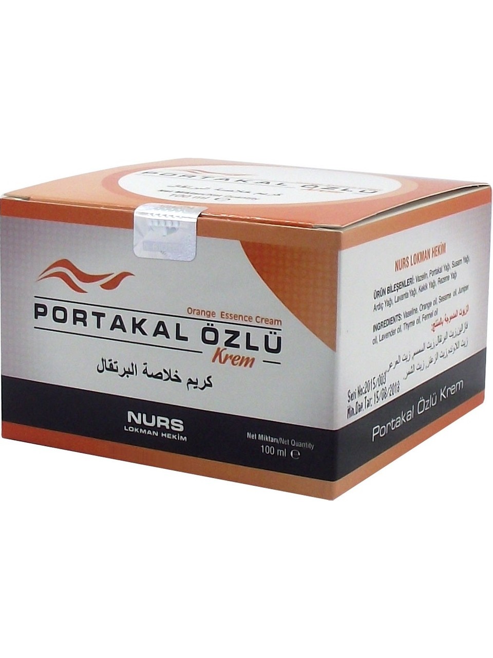Elder Nurs Lokman Portakal Özlü Krem 100 ml