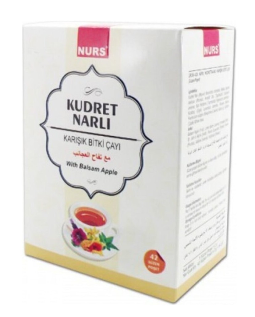 NURS LOKMAN KUDRET NARLI KUDRETNARI ÇAY 42 Lİ KAR. BİTKİ SÜZEN POŞET
