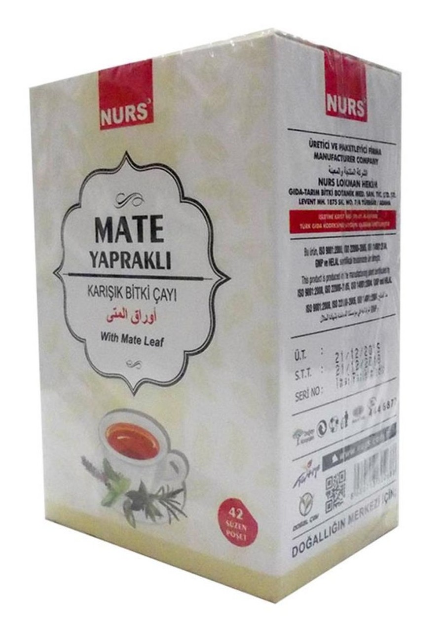 NURS LOKMAN MATE YAPRAKLI KAR BİTKİ ÇAYI 42 Lİ SÜZ POŞET