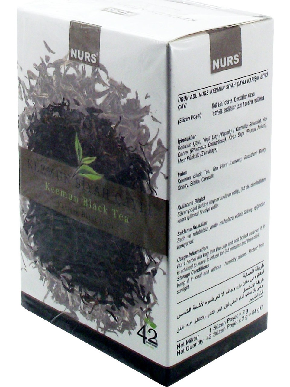 NURS LOKMAN KEMUN SİYAH ÇAYLI 42Lİ KARIŞIK BİTKİ S.POŞET