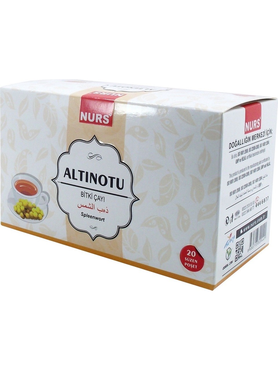 NURS LOKMAN ALTINOTU BİTKİ ÇAYI 20 Lİ SÜZEN POŞET
