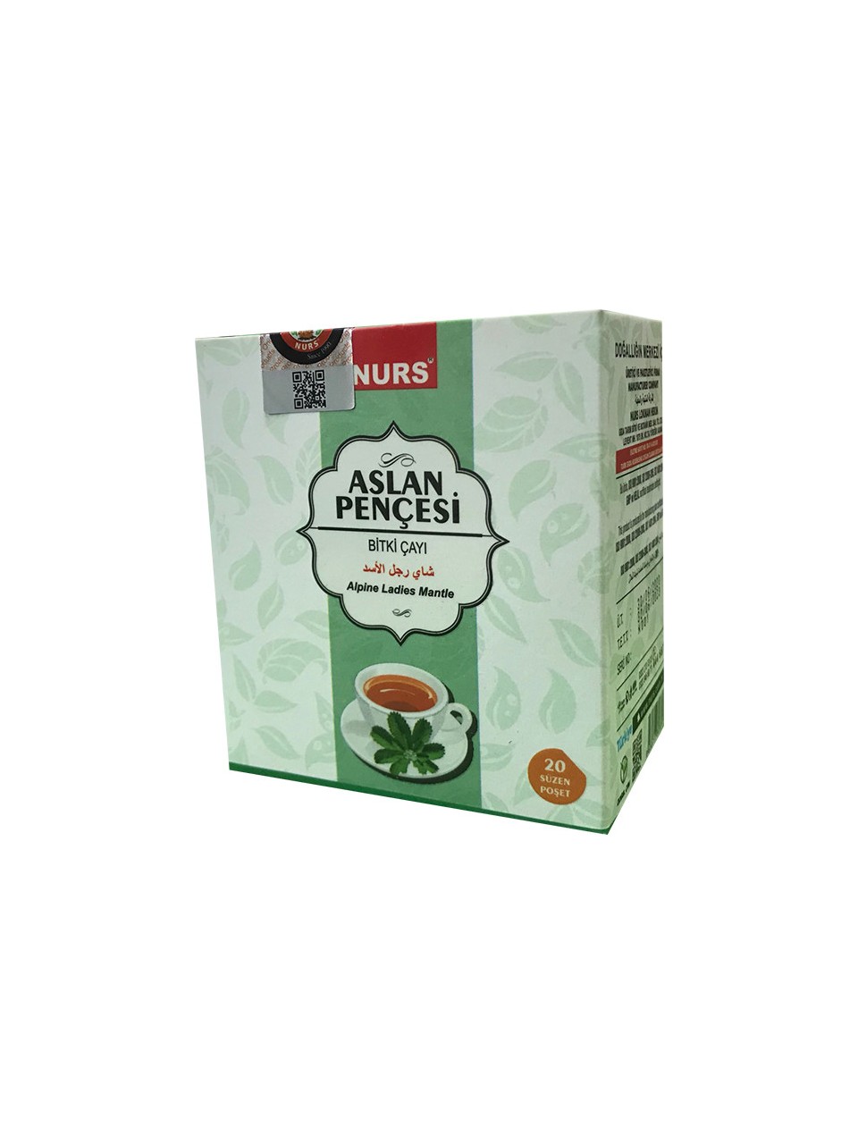 NURS LOKMAN ASLAN PENÇESİ BİTKİ ÇAYI 20 Lİ SÜZEN POŞET