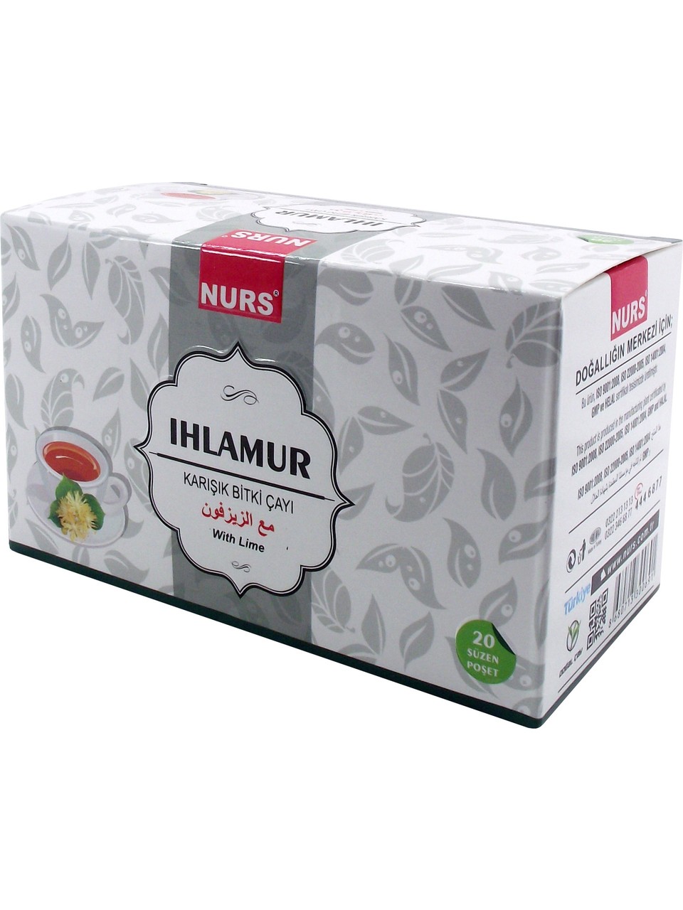 NURS LOKMAN IHLAMUR BİTKİ ÇAYI 20 Lİ SÜZEN POŞET NURS