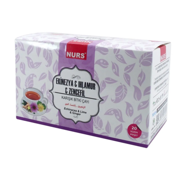 NURS LOKMAN EKİNEZYA&IHLAMUR&ZENCEFİL BİTKİ ÇAY 20Lİ