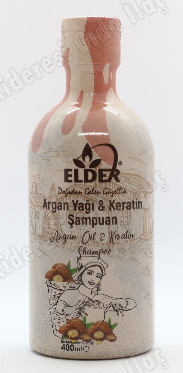 ELDER ARGAN YAĞI & KERATİN ÖZLÜ ŞAMPUAN 400 ML