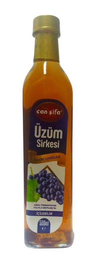 CAN ŞİFA ÜZÜM SİRKESİ %100 DOĞAL İÇİLEBİLİR
