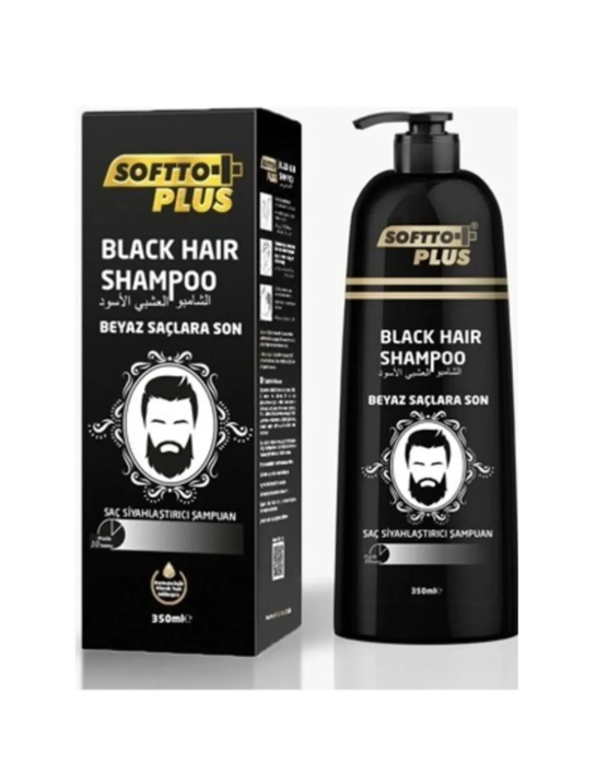 Softto Plus Sampoo Saç Siyahlaştırıcı Sampuan 350 ml
