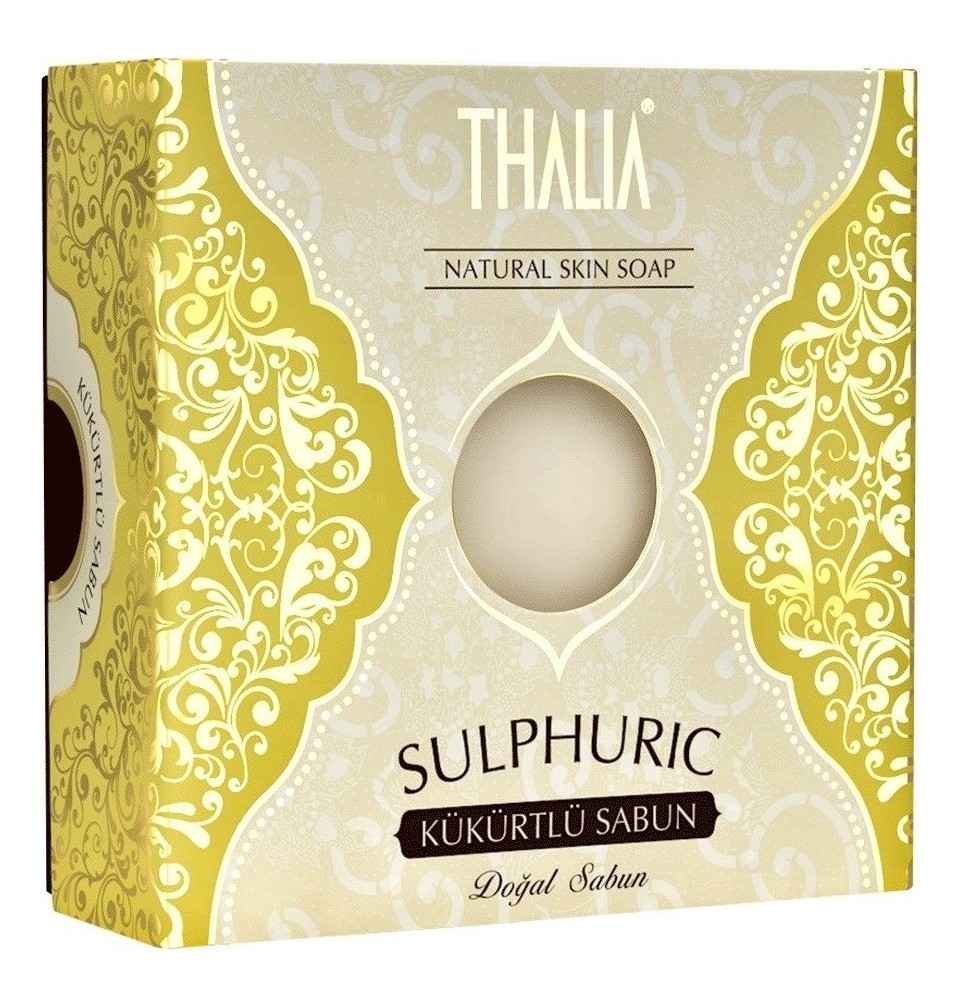 THALIA THALİA Yağlanma Karşıtı Kükürt Özlü Doğal Katı Sabun Sabunu 125 gr