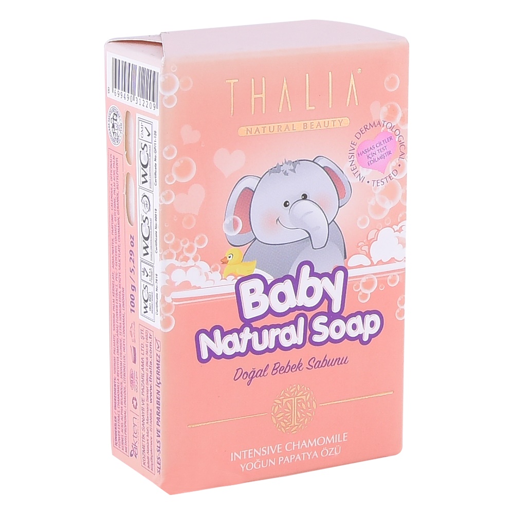 Thalia Thalıa Natural Bebe Sabunu Sabun- Yoğun Papatya Özlü 100 Gr Pembe