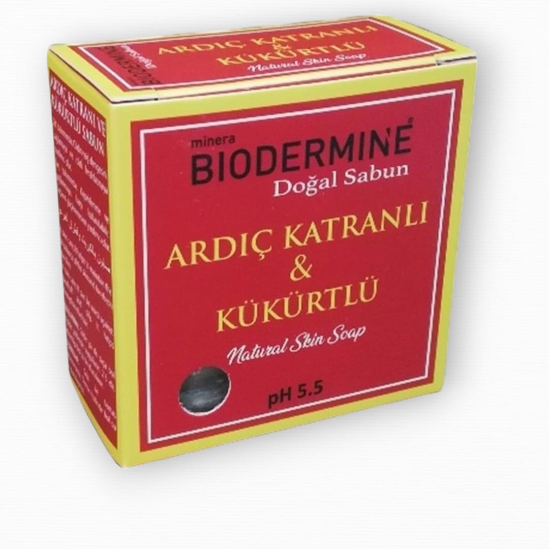 Biodermine Ardıç Katranlı & Kükürtlü Doğal Sabun Sabunu