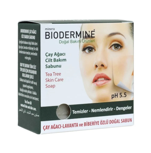 Biodermine Çay Ağacı Akne Sabun Sabunu 130 Gr