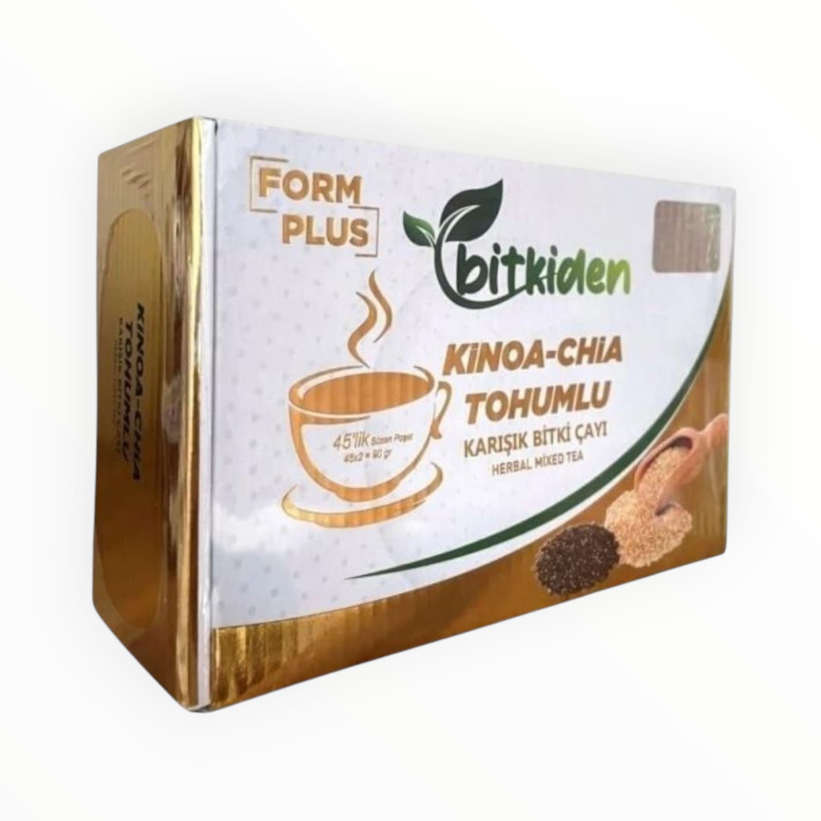 BİTKİDEN KİNOA CHİA TOHUMLU KAR. BİTKİ ÇAYI 45Lİ BİTKİDEN