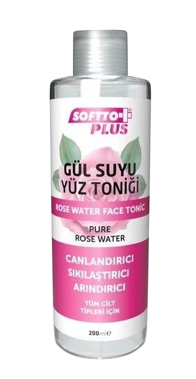 Softto Plus Gül Suyu Yüz Temizleme Jeli 200ml Yüz toniği