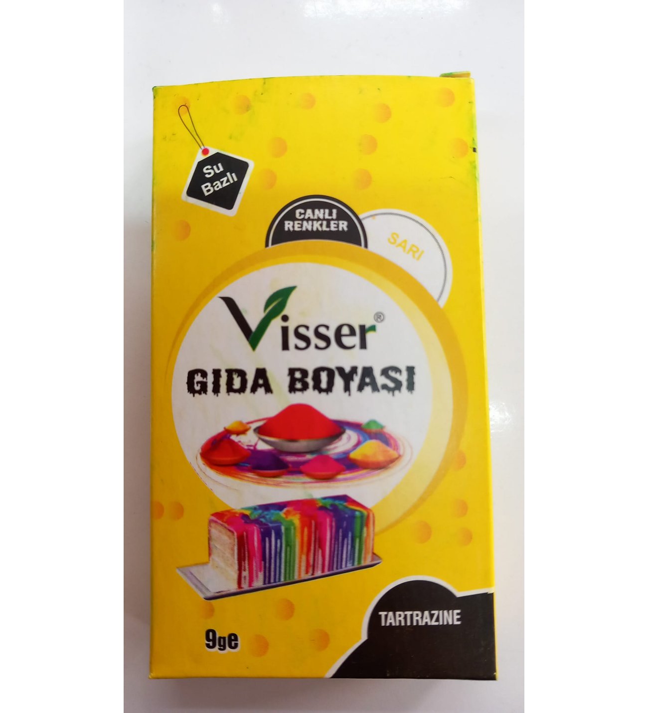 Visser Toz Gıda Boyası Sarı