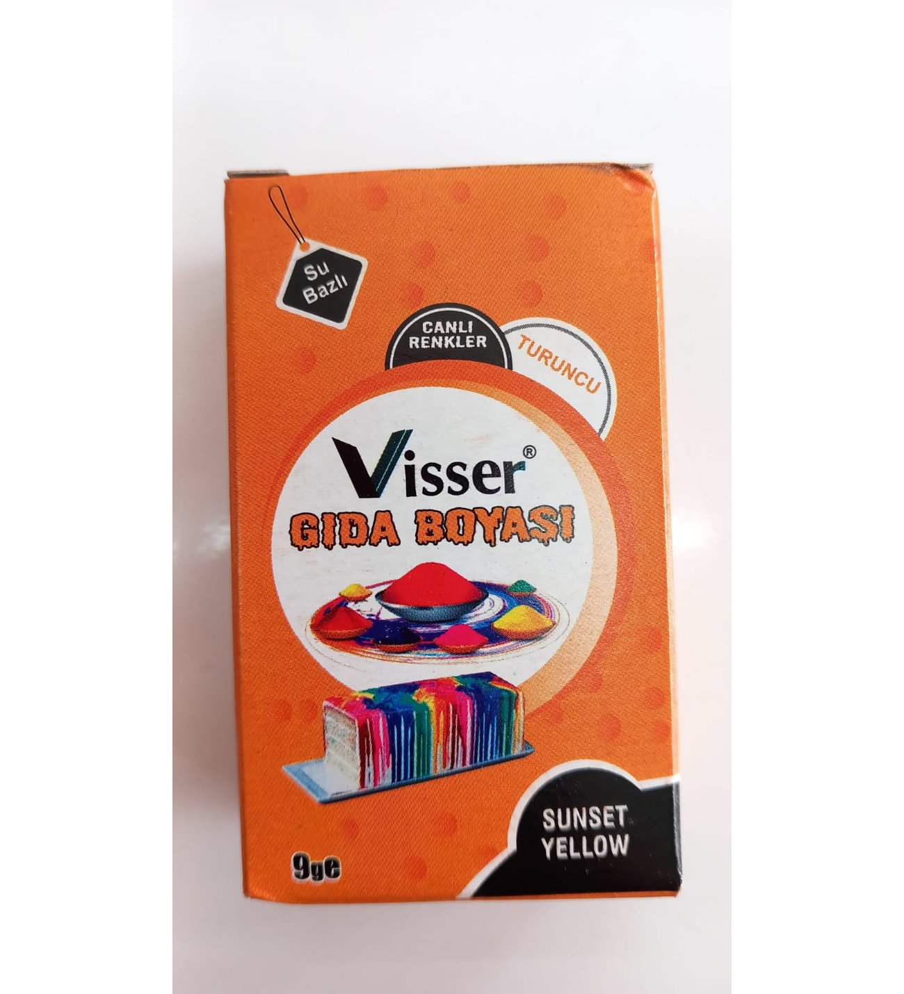 Visser Toz Gıda Boyası Turuncu