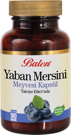 Balen Yaban Mersini Meyvesi Kapsül Takviye Edici Gıda