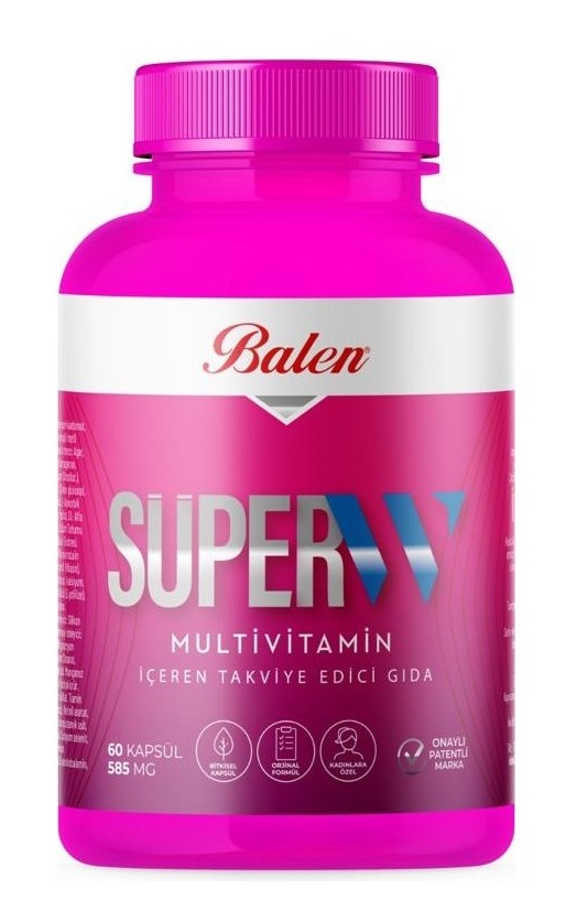 Balen Süper-W Multivitamin Kapsül * 585 Mg 60